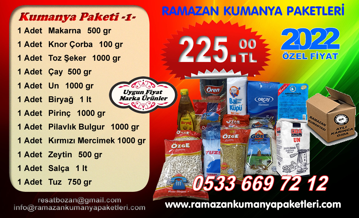 Ramazan Kumanya Paketi 1