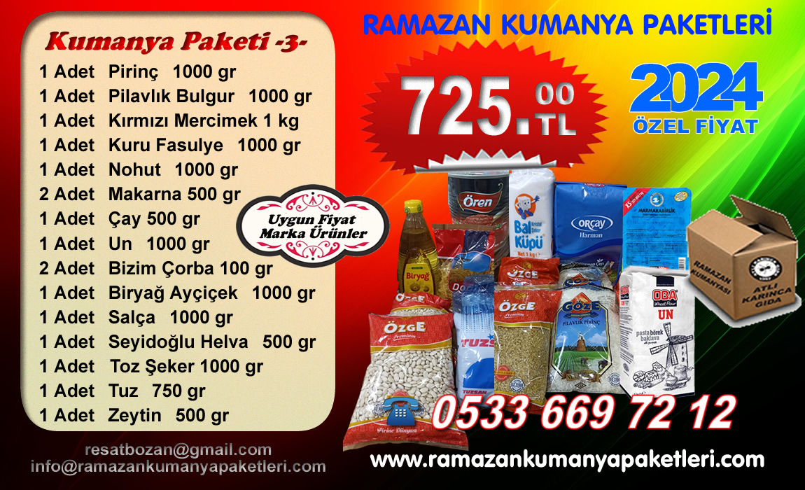 Ramazan Kumanya Paketi 3