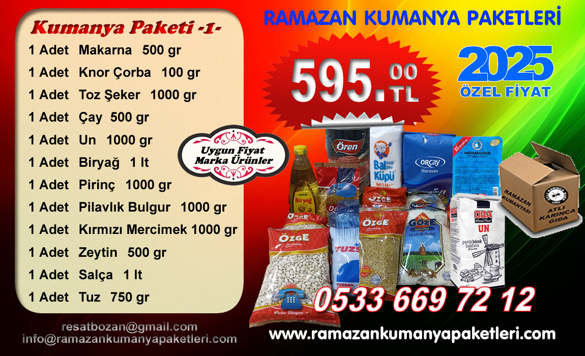 Ramazan Kumanya Paketi &amp; Kumanya Kolisi -1